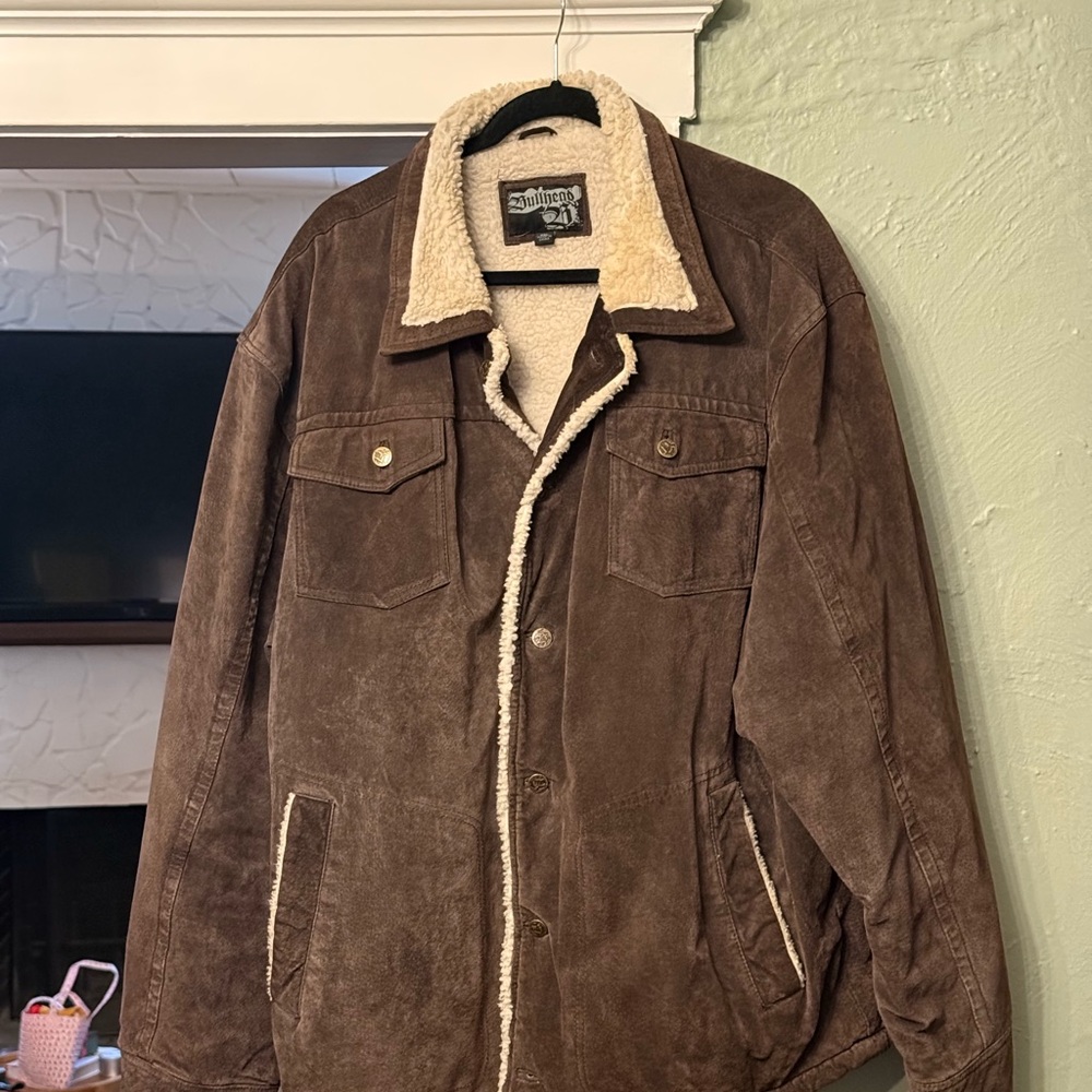 Bullhead leather/suede/sherpa Jacket - Really Cool!